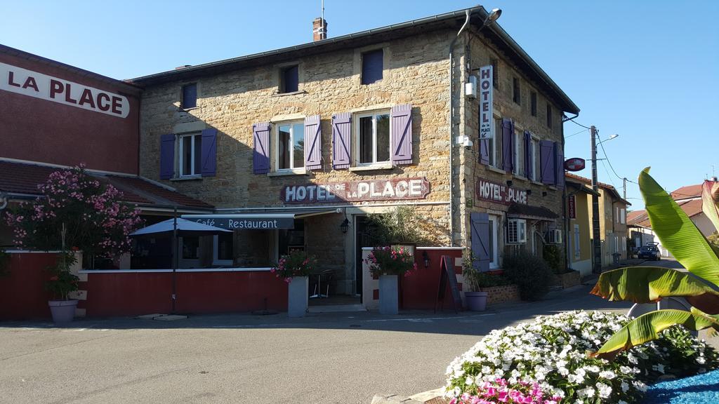 Hotel De La Place Loyettes Exterior foto
